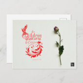 Gelukkige Moederdag (Spreuken 31:28-31) Briefkaart (Voorkant / Achterkant)