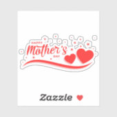 Gelukkige Moederdag sticker (Vel)