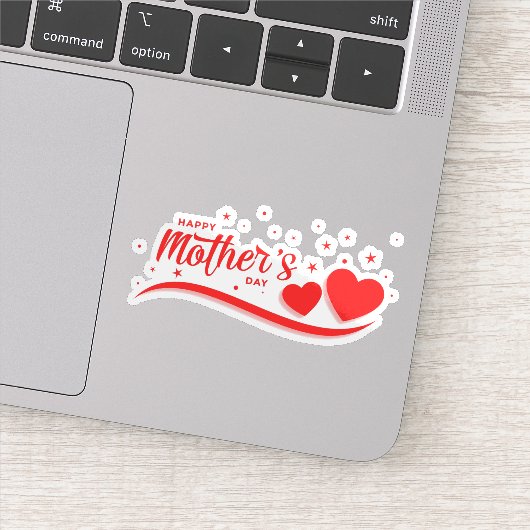 Gelukkige Moederdag sticker (Detail)