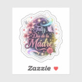 Gelukkige Moederdag Sticker Bloemig Moederdag (Vel)