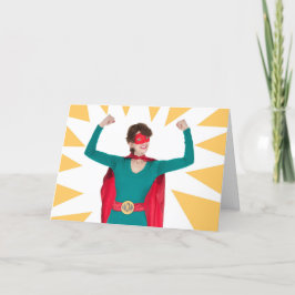 Gelukkige Moederdag Superheld Humor Kaart