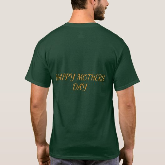 GELUKKIGE MOEDERDAG  T-SHIRT (Achterkant)