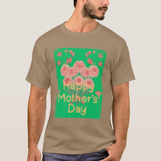 GELUKKIGE MOEDERDAG  T-SHIRT (Voorkant)