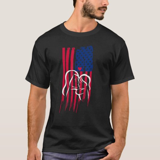 Gelukkige moederdag t-shirt (Voorkant)
