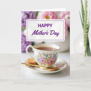 Gelukkige Moederdag Theekaart Kaart