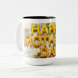 Gelukkige Moederdag Tweekleurige Koffiemok