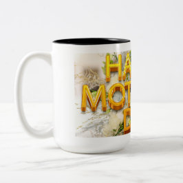 Gelukkige Moederdag Tweekleurige Koffiemok