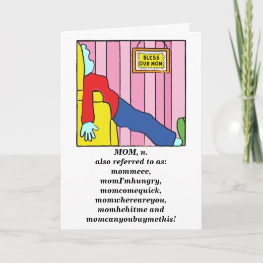 Gelukkige Moederdag/Valentijnsdag/ofVerjaardag Kaa Feestdagen Kaart (Voorkant)