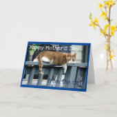 Gelukkige Moederdag van Cat Kaart (Gele Bloem)