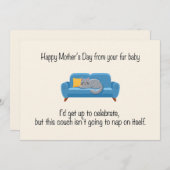 Gelukkige Moederdag van je bontbaby Feestdagenkaart (Voorkant / Achterkant)