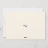 Gelukkige Moederdag van je bontbaby Feestdagenkaart (Achterkant)