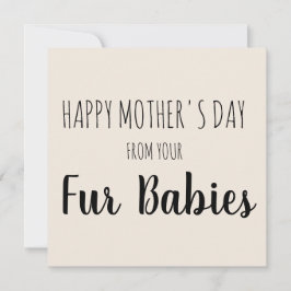 Gelukkige Moederdag van jullie baby's Feestdagenkaart
