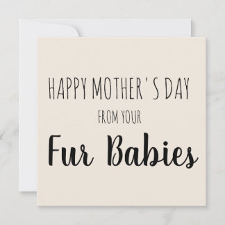 Gelukkige Moederdag van jullie baby's Feestdagenkaart