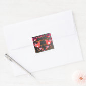 GELUKKIGE MOEDERDAG  VIERKANTE STICKER (Envelop)