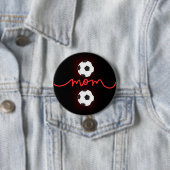 Gelukkige Moederdag Voetbal Mam | Ronde Button 7,6 Cm (In situ)