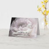 Gelukkige Moederdag voor kleindochter, Roos Petals Kaart (Gele Bloem)