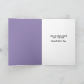 Gelukkige Moederdag voor moeder Schattigee kat in Feestdagen Kaart (Binnen)