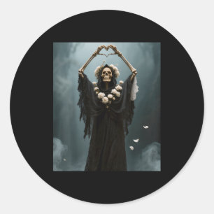 Gelukkige moederdag vrouwen moeder oma hart handen ronde sticker