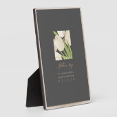 Gelukkige Moederdag w / Tulpen Fotoplaat (Zijkant)