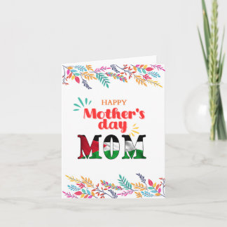Gelukkige Moederdag Wenskaart "Palestine Mom" Kaart