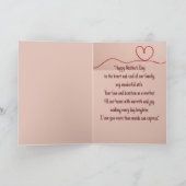 Gelukkige Moederdag Wonderful vrouw Kaart (Binnen)