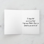 ** GELUKKIGE MOEDERDAG ** ZO BLIJ DAT JE MIJN VRIE KAART (Binnen)