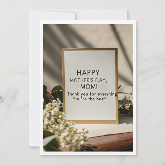 gelukkige moeders dag (Achterkant)