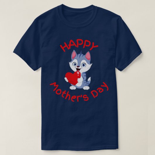 gelukkige moeders dag 2 t-shirt (Design voorkant)