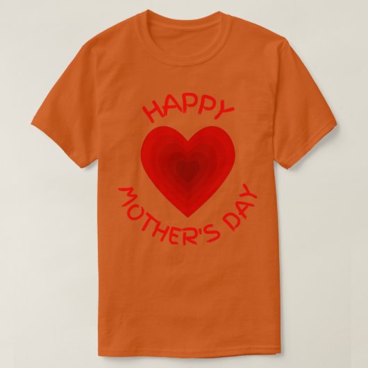 gelukkige moeders dag 7 t-shirt (Design voorkant)