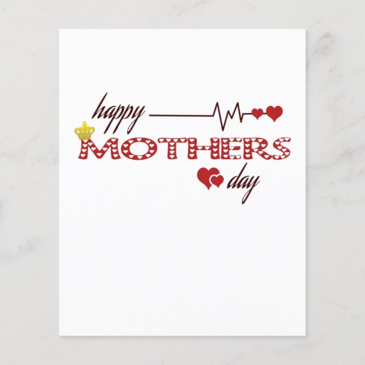 gelukkige moeders dag flyer (Achterkant)