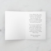 Gelukkige Moeders Dag Naar Dochter In Wet Grijs Kaart (Binnen)