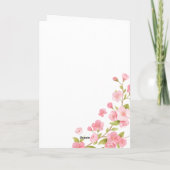 Gelukkige Moeders Dag Naar Dochter In Wet Roze Blo Kaart (Achterkant)