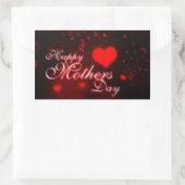 gelukkige moeders dag rechthoekige sticker (Tas)