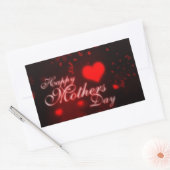 gelukkige moeders dag rechthoekige sticker (Envelop)