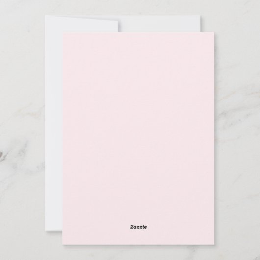 Gelukkige Moeders Dag Roze Bloemen Krans Feestdagenkaart (Achterkant)