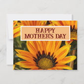 GELUKKIGE MOEDERS DAG ZONNEBLOEM MOEDER BLOEM KAART (Voorkant)