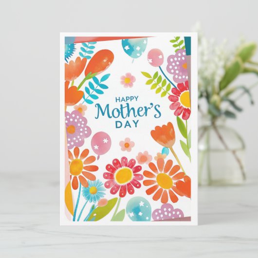 gelukkige moedersdag (Staand voorkant)