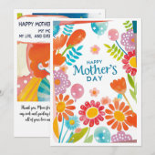 gelukkige moedersdag (Voorkant / Achterkant)