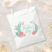 Gelukkige moedersdag kalligrafie tekst bloemen bedankzakje (Geknipt)