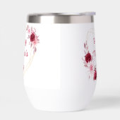 gelukkige moedersdag rood gouden bloem geometrisch (Links)