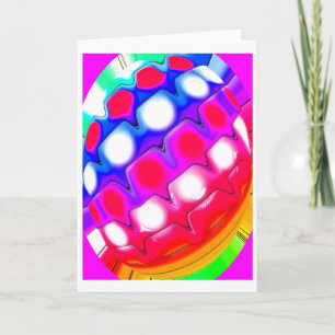 Gelukkige momenten abstracte kunst feestdagen kaart