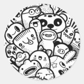 GELUKKIGE MONSTERS STICKERS (Voorkant)