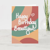 Gelukkige mooie verjaardag kaart (Voorkant)