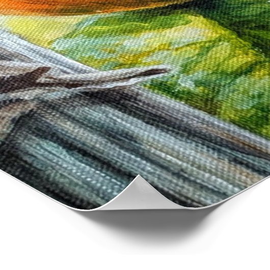 Gelukkige muis poster (Hoek)