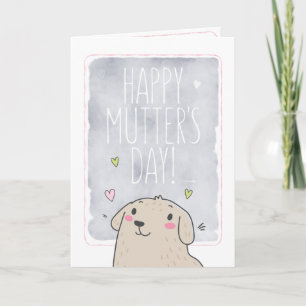Gelukkige Mutter's van het de hondmamma van de Dag Kaart