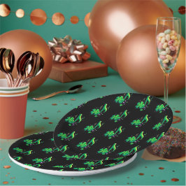 Gelukkige muzieknoot papieren bordje