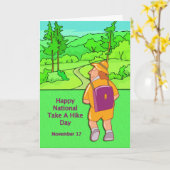 Gelukkige Nationaal neemt een Stijging Dag 17 Kaart (Gele Bloem)