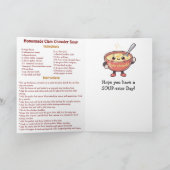 Gelukkige National Clam Chowder Dag | 25 februari Kaart (Binnen)