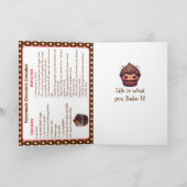 Gelukkige Nationale Chocolade Cupcake Dag Kaart (Binnen)