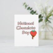 Gelukkige nationale chocoladedag briefkaart (Staand voorkant)